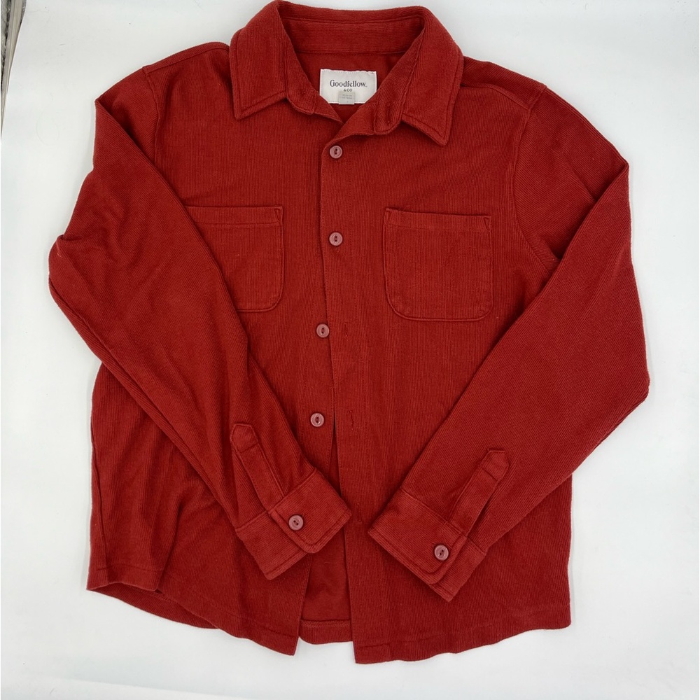 Rust Goodfellow corduroy button up